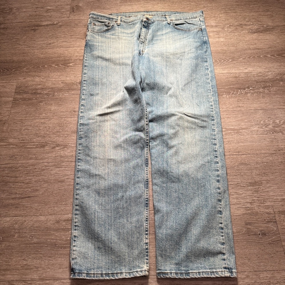 Vintage Wrangler Jeans Mens 42 Blue Denim‎ Relaxed Fit 42x31 Baggy Straight Y2K